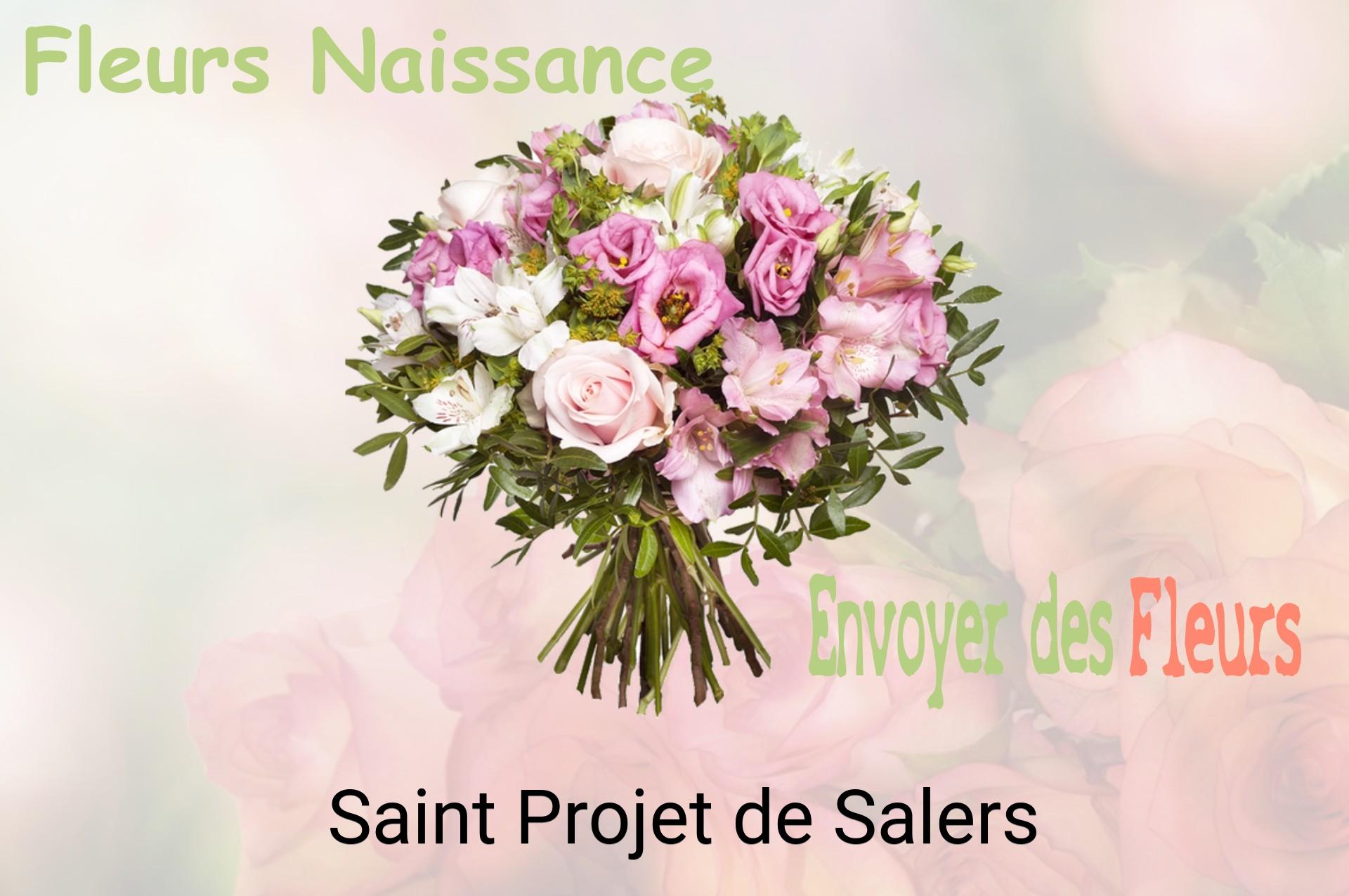 Bouquet de fleurs de naissance livré à Saint-Projet-de-Salers